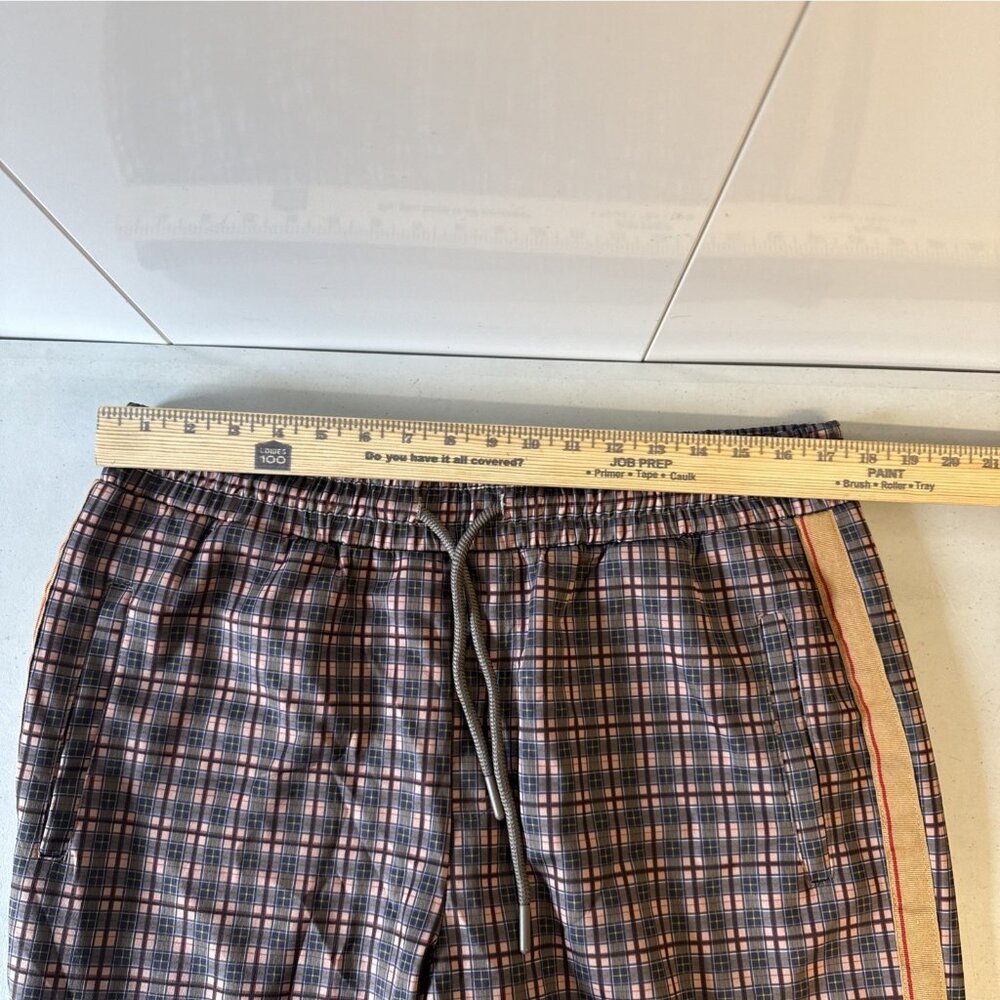 Jian Wang Track Suit Mens 2XL Plaid 2 Piece Set Jacket Pants New Without Tag(F35 - Picture 10 of 11